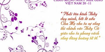 Những lời chúc ngày nhà giáo Việt Nam ý nghĩa nhất